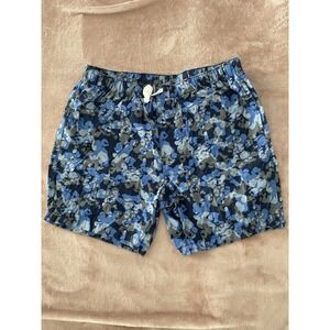 mens shorts size Large blue and gray